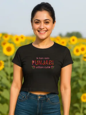 Cute Punjabi Crop Top