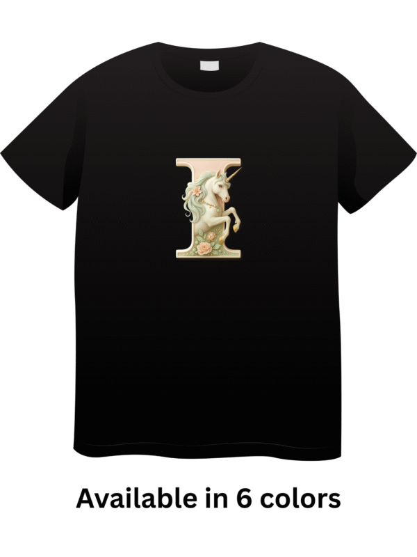 Letter I Unicorn T-Shirt