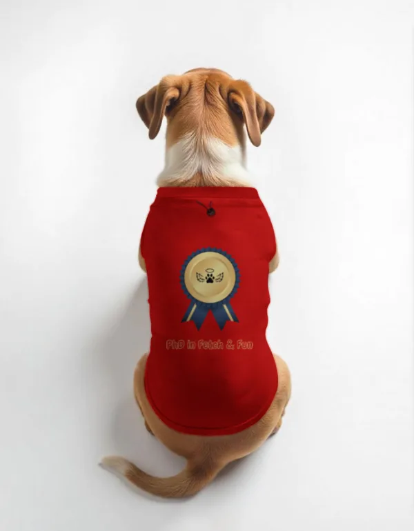 Phd in Fetch Dog T-Shirt - Image 4