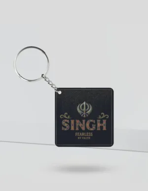 Fearless Singh and Khanda Keychain