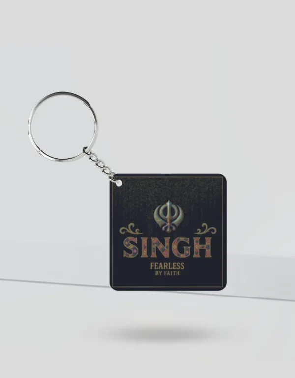 Fearless Singh and Khanda Keychain