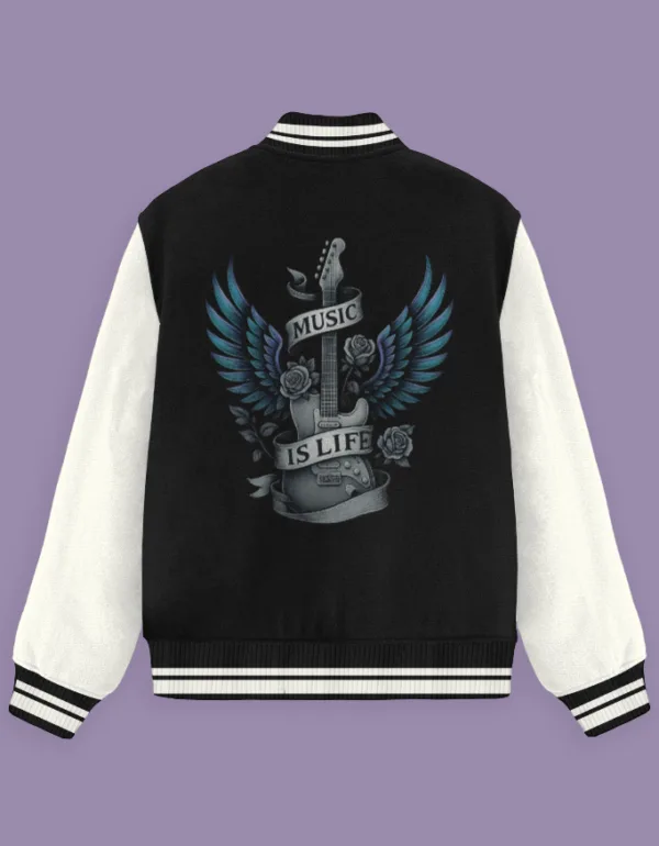 Music is Life Unisex Varsity Jacket
