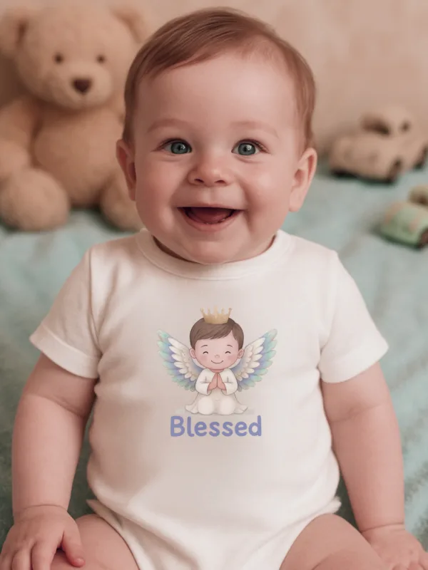 Blessed Boy Baby Romper