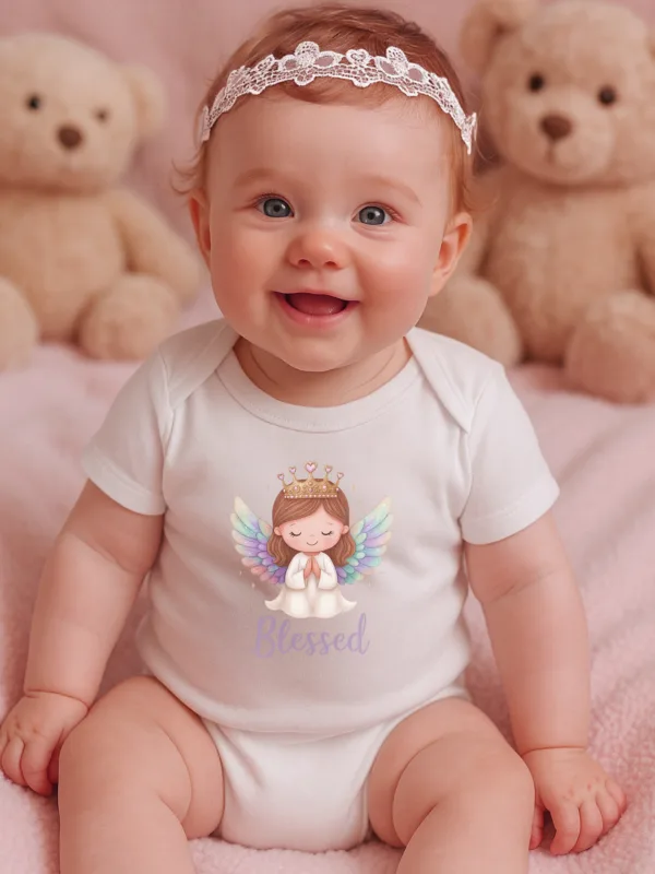 Blessed Girl Baby Romper