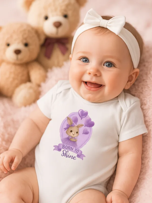 Born to Shine Baby Romper