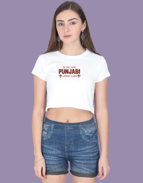 Cute Punjabi Crop Top - Image 2