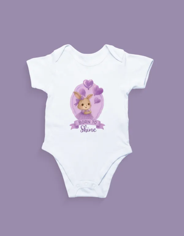 Born to Shine Baby Romper - Image 2