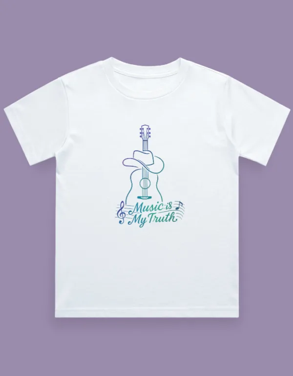 Music is my Truth Kids T-Shirt - Image 8
