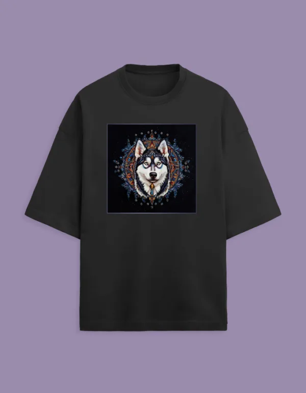 Husky Love Unisex Oversized Tee