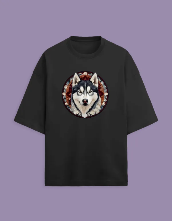 Husky Vibes Oversized Tee - Image 2