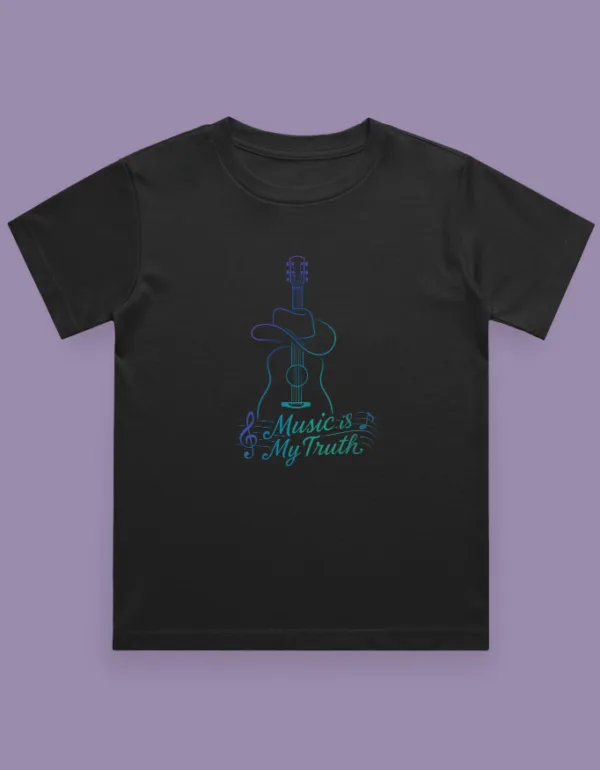 Music is my Truth Kids T-Shirt - Image 7