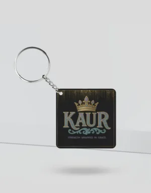 Graceful Kaur and Khanda Keychain