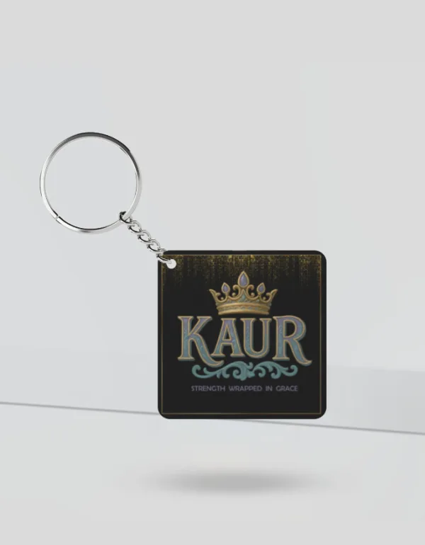 Graceful Kaur and Khanda Keychain