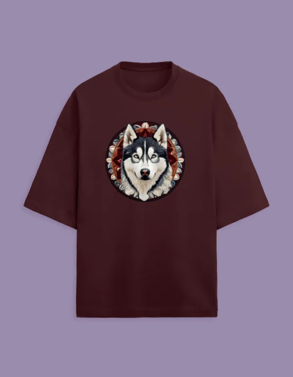 Husky Vibes Oversized Tee - Image 4