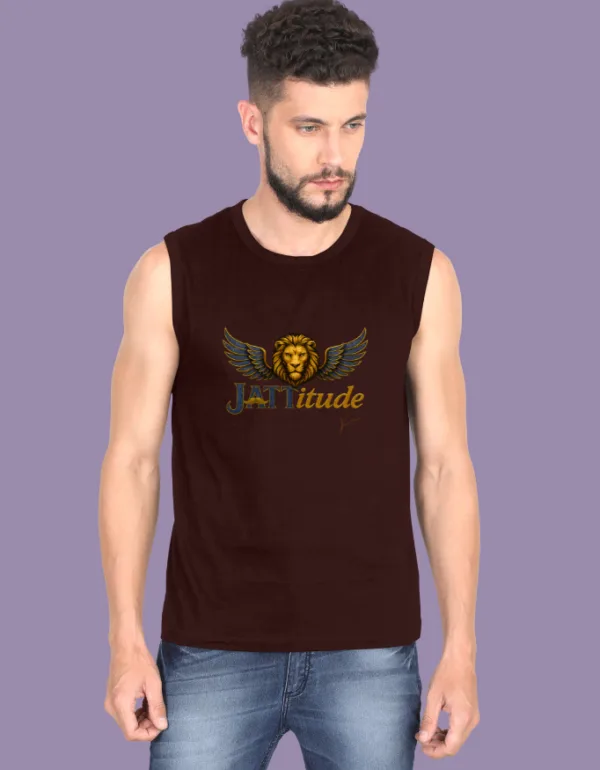 Jattitude Sleeveless T-Shirt - Image 5