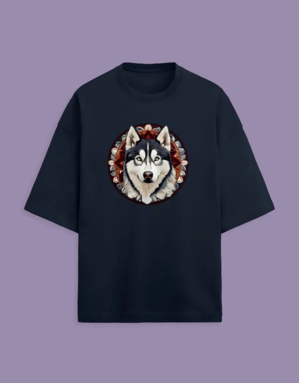 Husky Vibes Oversized Tee