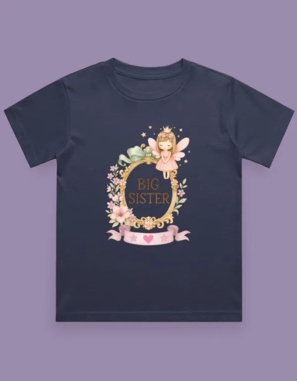 Big Sister Kids T-Shirt - Image 3