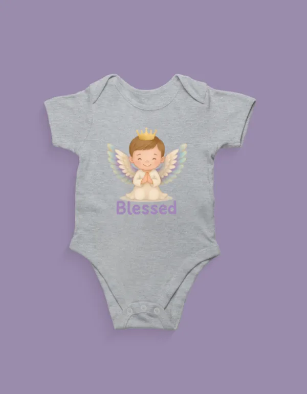Blessed Boy Baby Romper - Image 3