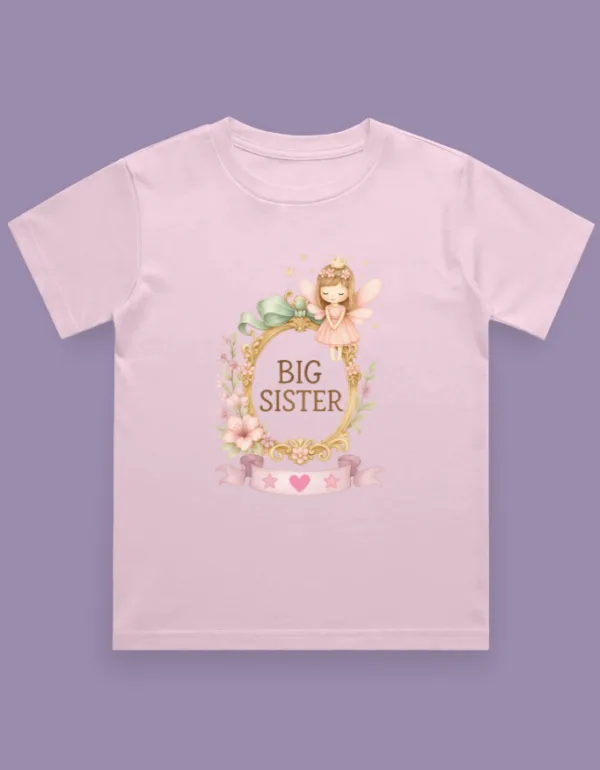 Big Sister Kids T-Shirt - Image 5
