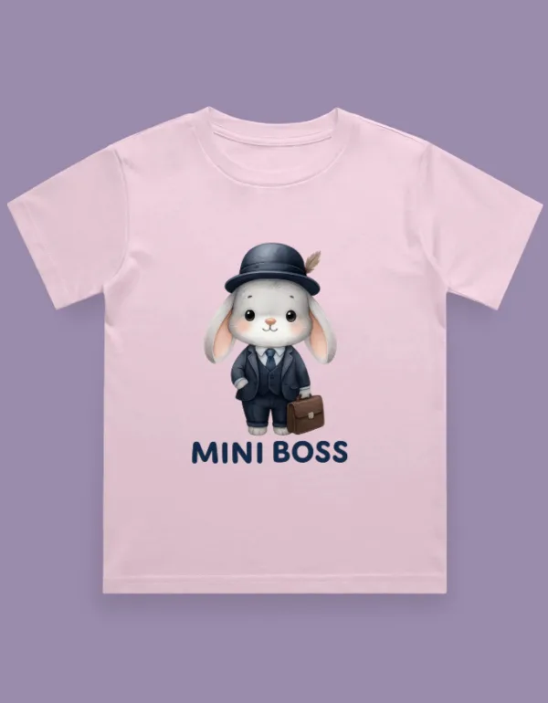 Mini Boss Kids T-Shirt - Image 3