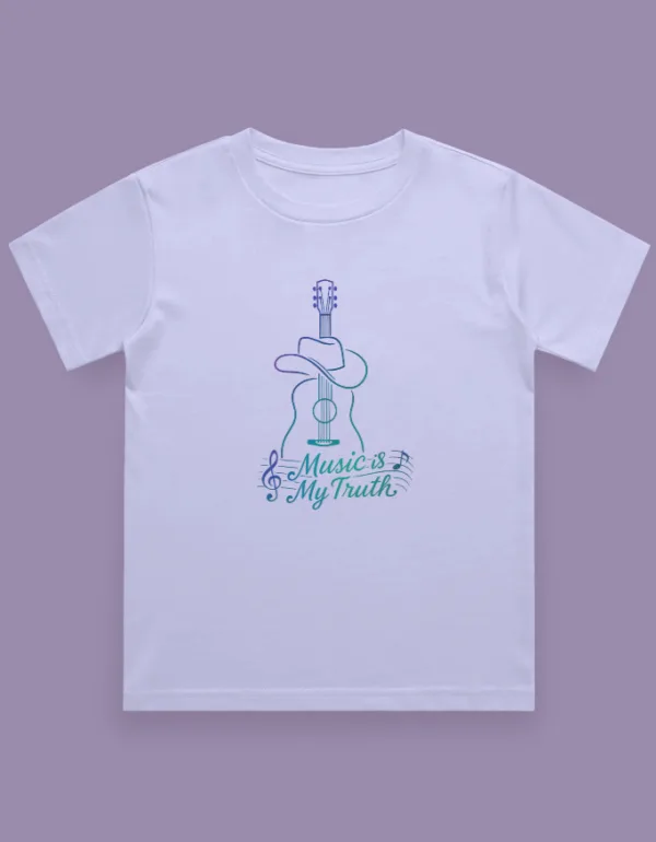 Music is my Truth Kids T-Shirt - Image 4