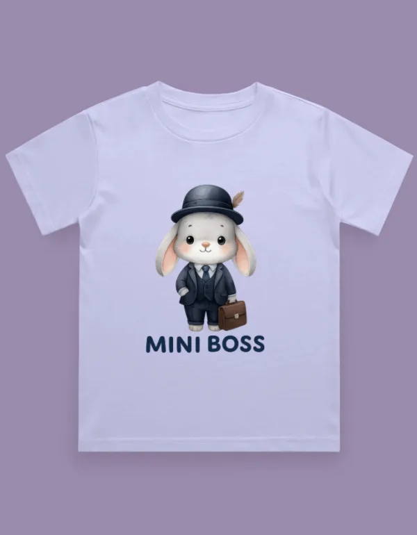 Mini Boss Kids T-Shirt - Image 4
