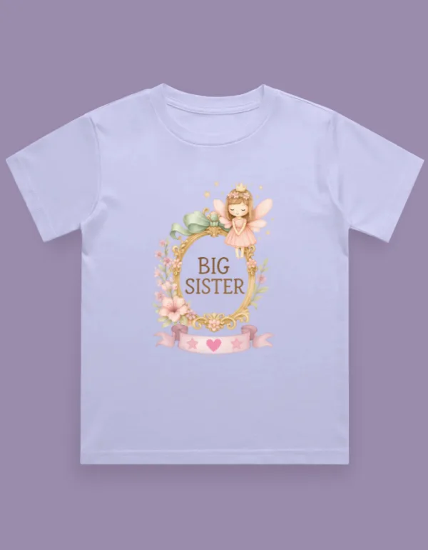 Big Sister Kids T-Shirt - Image 6