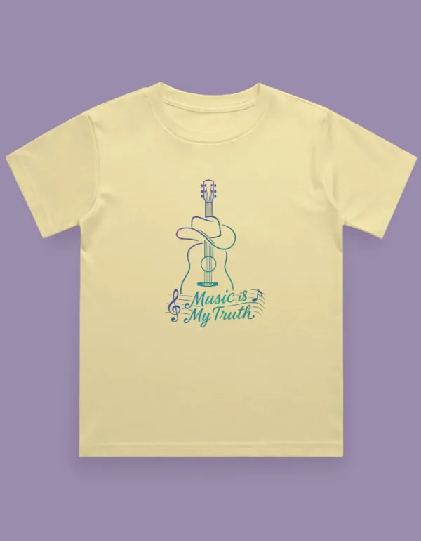 Music is my Truth Kids T-Shirt - Image 5