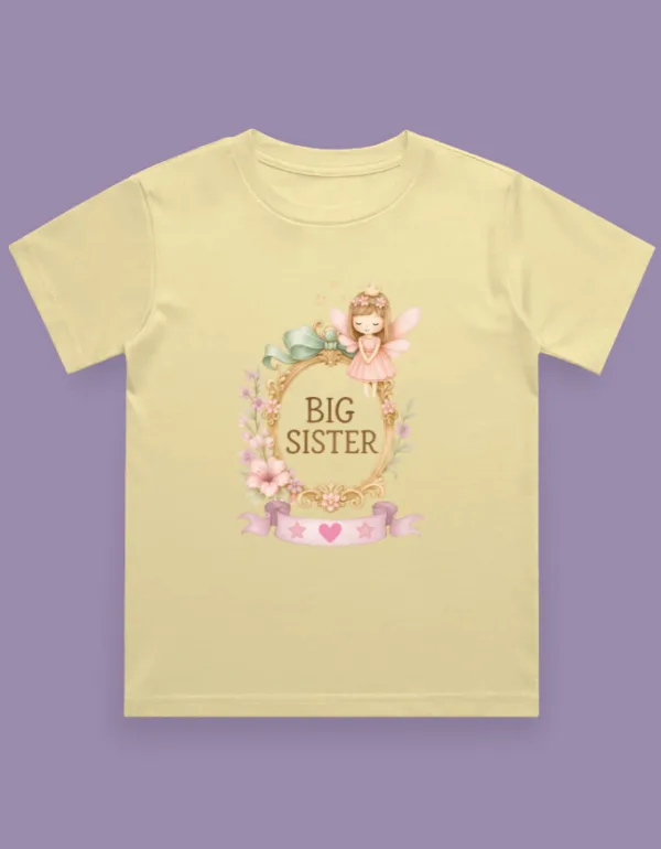 Big Sister Kids T-Shirt - Image 7