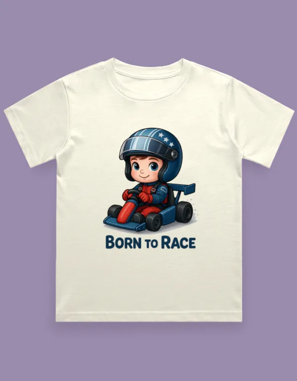 Born To Race Kids T-Shirt - Image 5