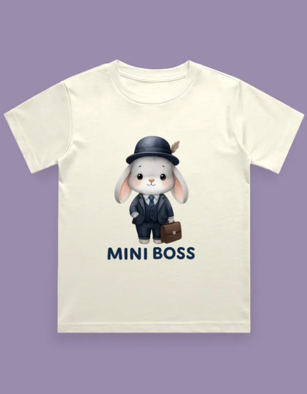 Mini Boss Kids T-Shirt - Image 6
