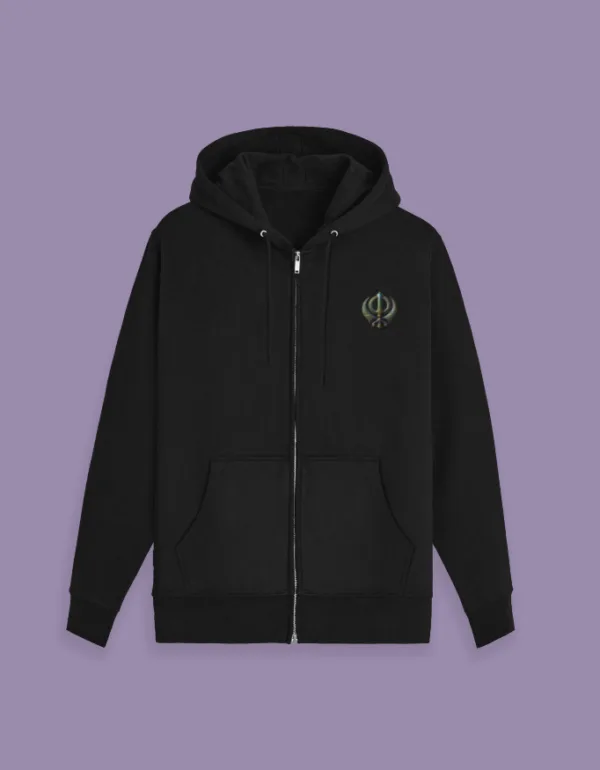 Fearless Singh Unisex Zip Hoodie - Image 2