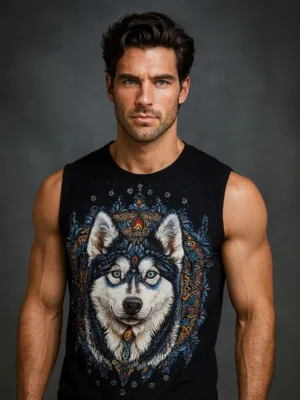 Husky Love Sleeveless Tee
