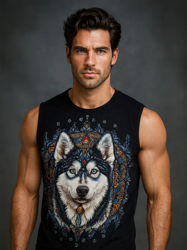Husky Love Sleeveless Tee