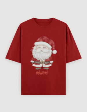 Cute Santa Unisex Oversized T-Shirt