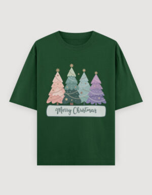 Xmas Vibes Unisex Oversized T-Shirt