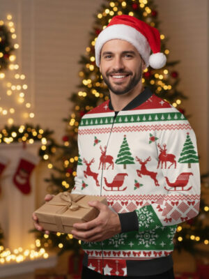 Christmas Time Unisex Bomber Jacket