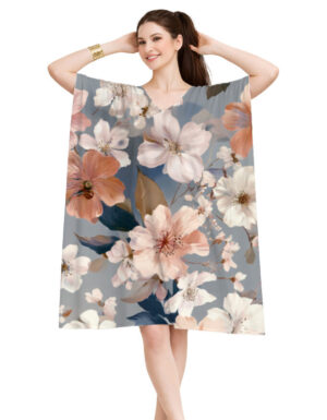 Flower Print Kaftan