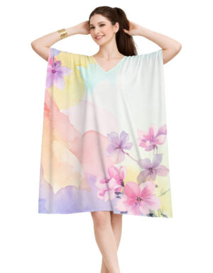 Floral Print Kaftan