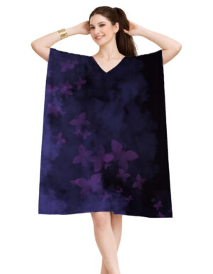 Butterfly Print Kaftan