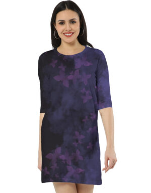 Mystic Butterflies T-Shirt Dress