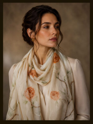 Blessed Signature Scarf – Floral Serenade