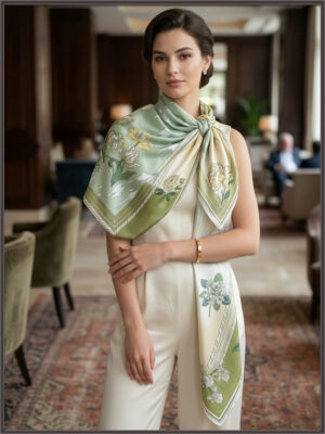 Blessed Signature Scarf – Sage Serenity