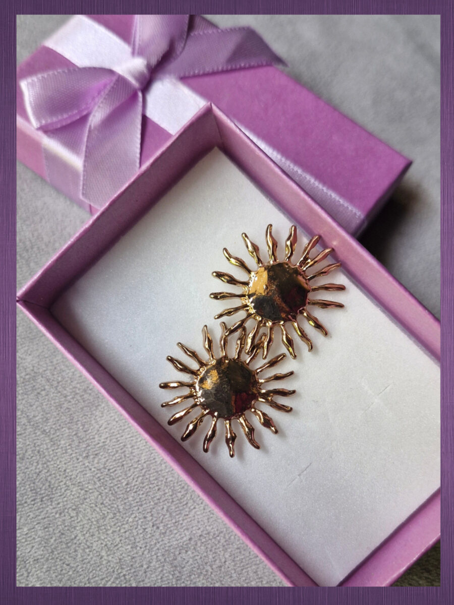 Auric Sun Earrings - Image 4