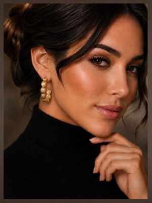 Golden Starlight Hoops