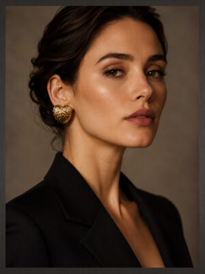 The Aurelle Heart Earrings