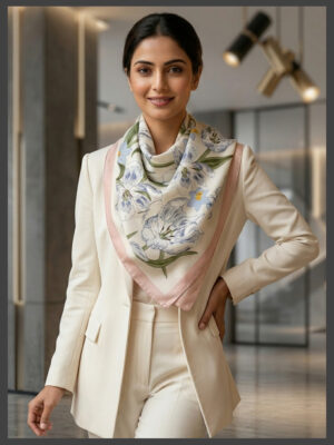 Blessed Signature Scarf – Serene Bloom