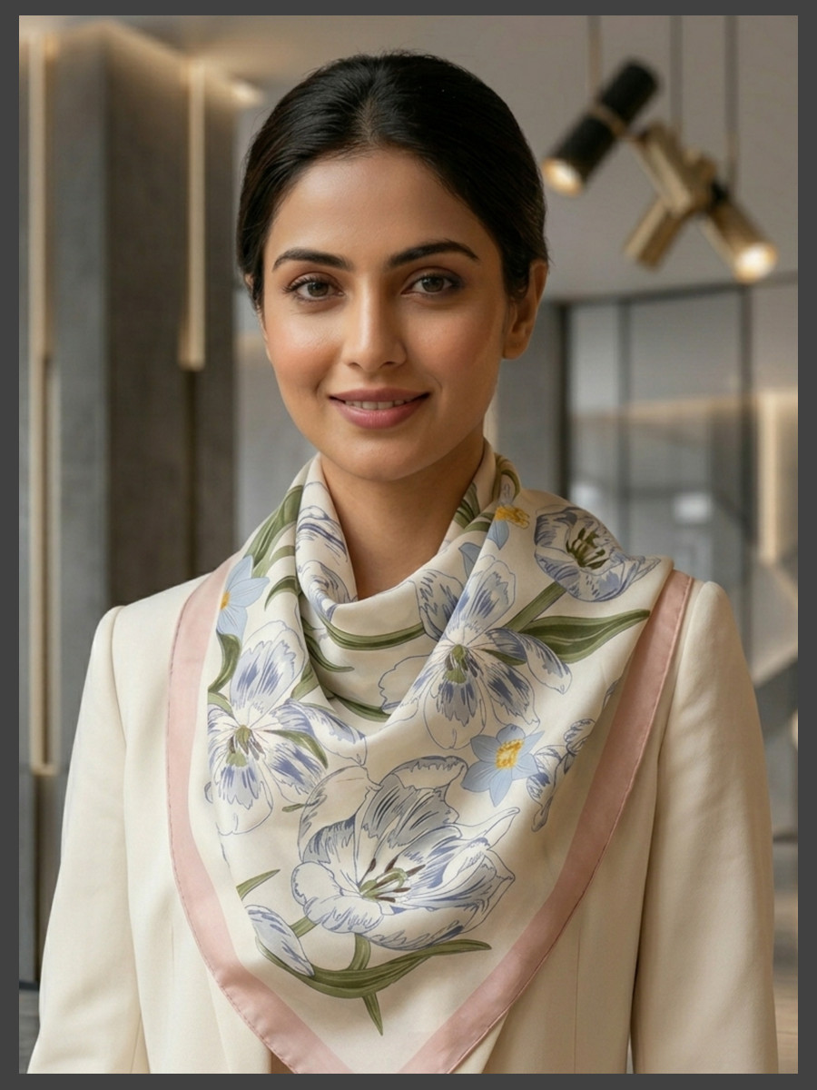 Blessed Signature Scarf – Serene Bloom - Image 3