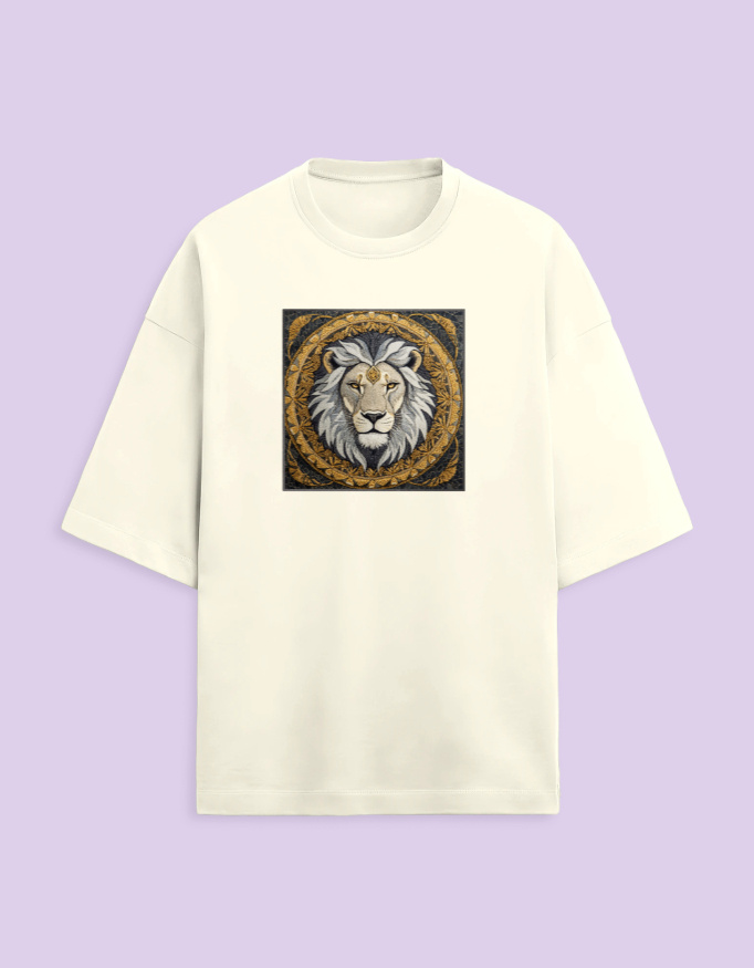 Lion Vibe Oversized Tshirt - Image 6