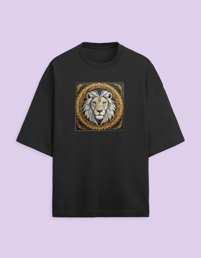 Lion Vibe Oversized Tshirt - Image 3